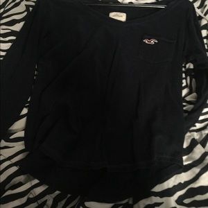 It looks black but it's actually navy blue